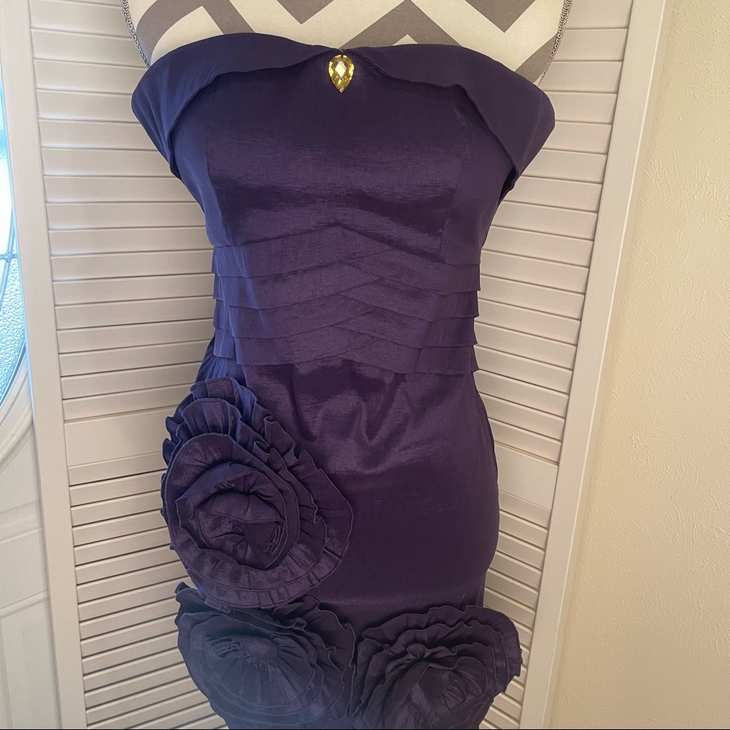 Romeo & Juliet Couture Bandage Evening Or Cocktail Dress Euc Size S